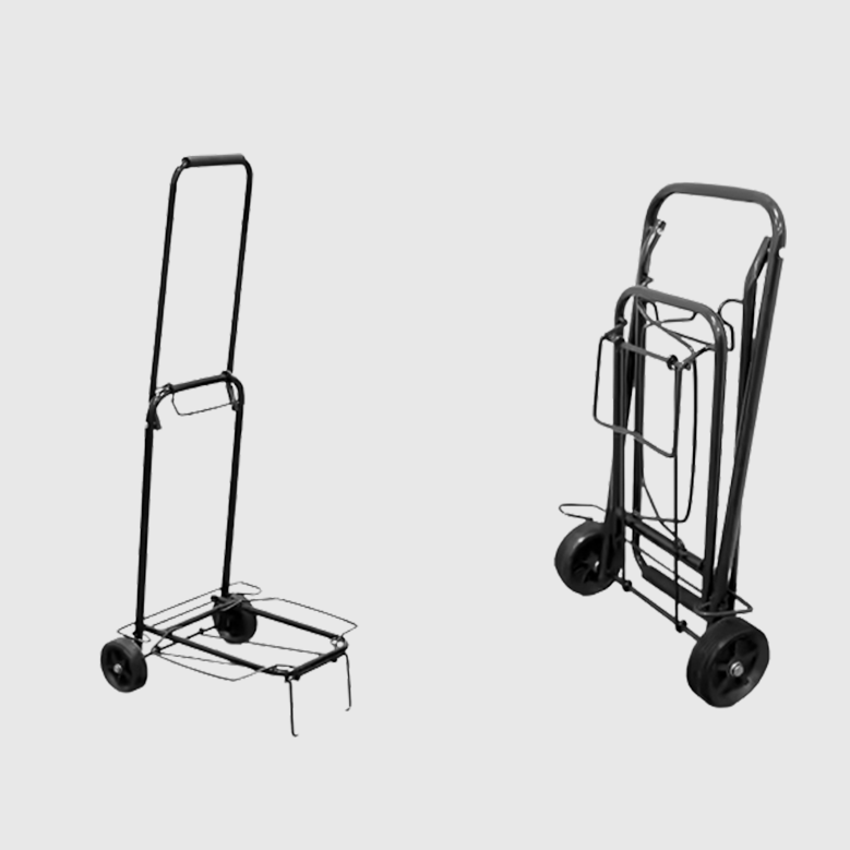 carrello per trasporto lettino pieghevole - immagine 3