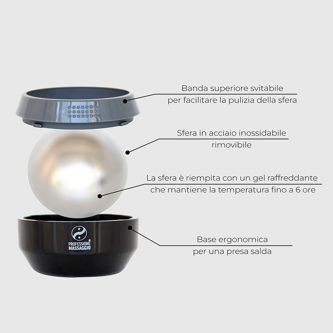 crio ball - sfera massaggiante terapia del ghiaccio - immagine 3