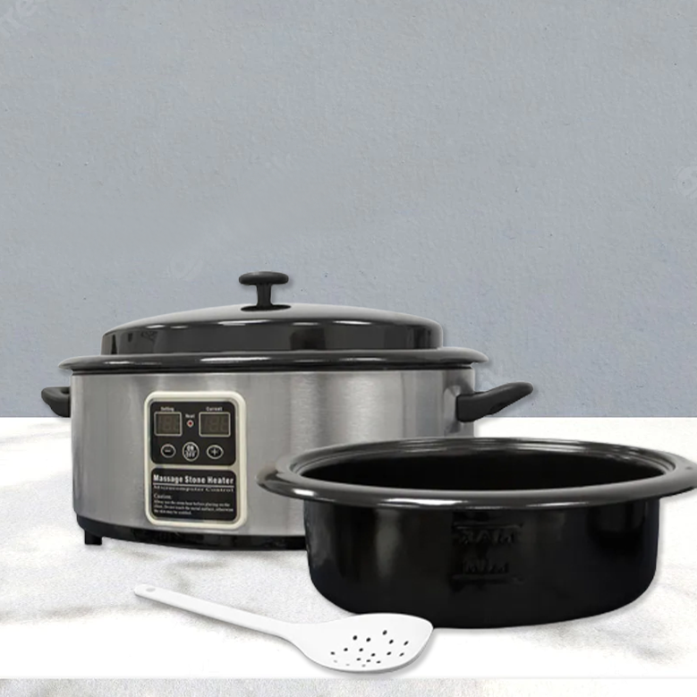 scalda pietre digitale hot stone capacità 36 pietre - immagine 6