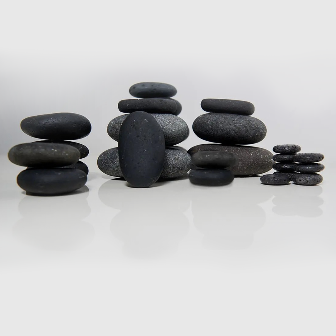 kit pietre artigianali massaggio hot stone