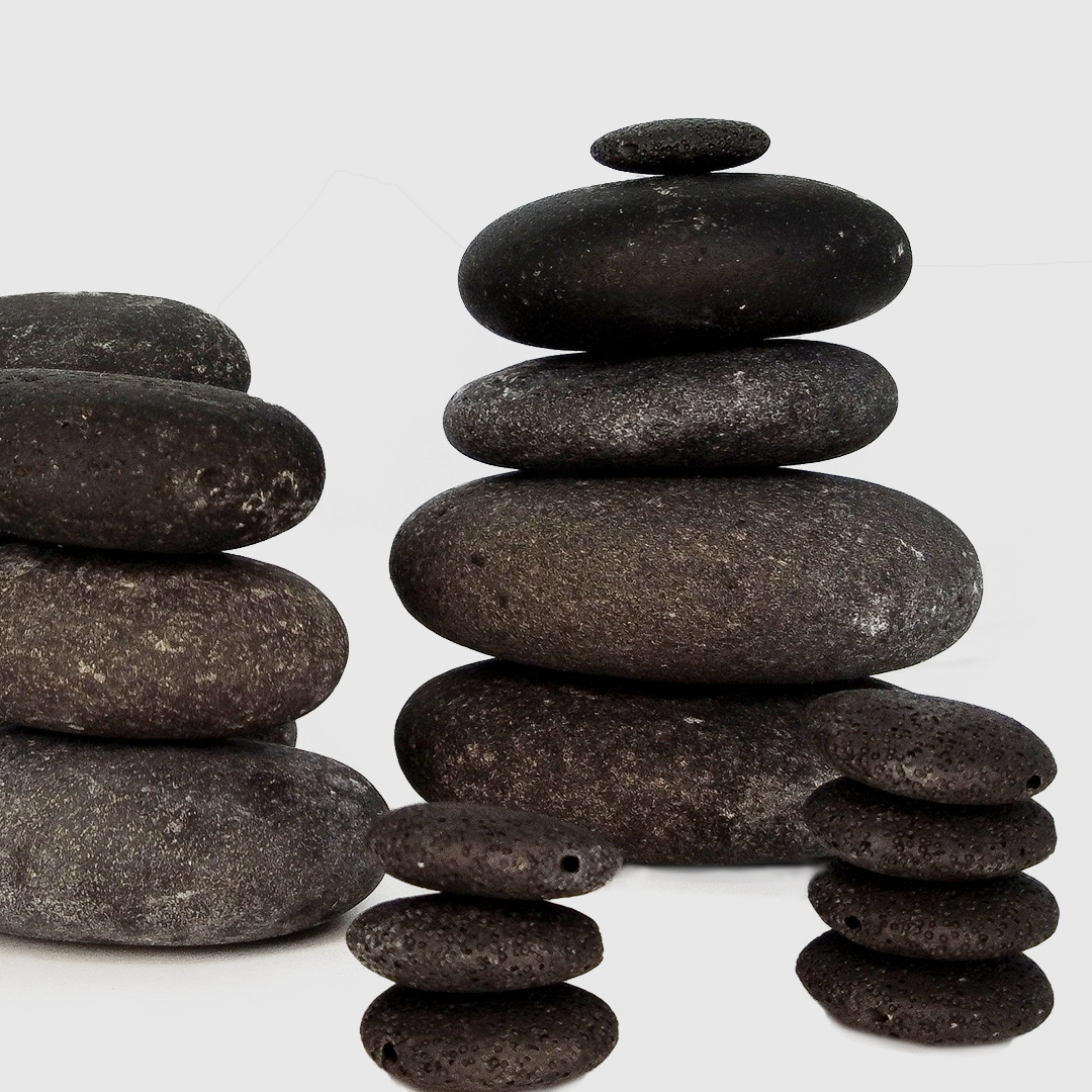 kit pietre artigianali massaggio hot stone - immagine 2