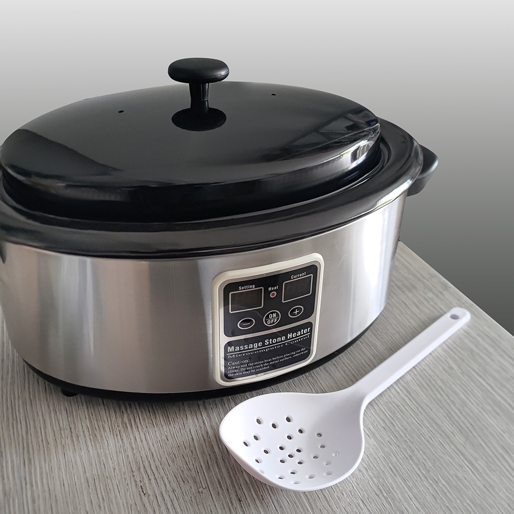 scalda pietre digitale hot stone capacità 36 pietre - immagine 2