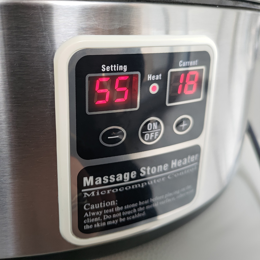scalda pietre digitale hot stone capacità 36 pietre - immagine 3