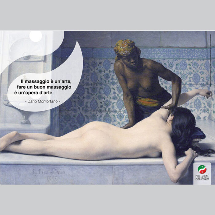 poster "il massaggio è un arte"